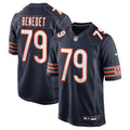 Theo Benedet Chicago Bears Team Game Jersey - Navy