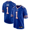 Number 1 Dad Buffalo Bills Game Jersey - Royal
