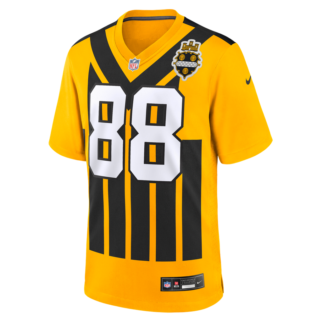Pat Freiermuth Pittsburgh Steelers Alternate 1933 Throwback Game Jersey - Gold