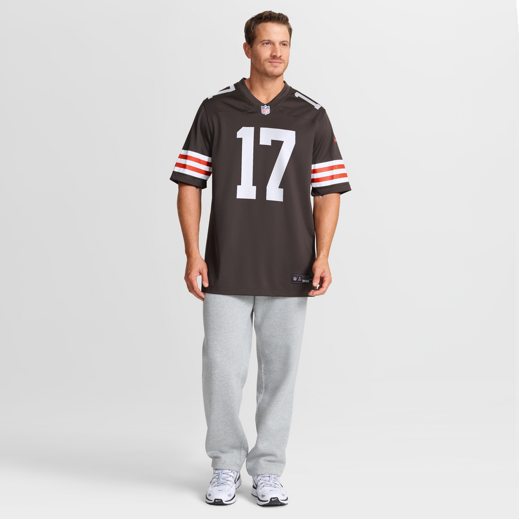 Justin Jefferson Cleveland Browns Game Jersey - Brown