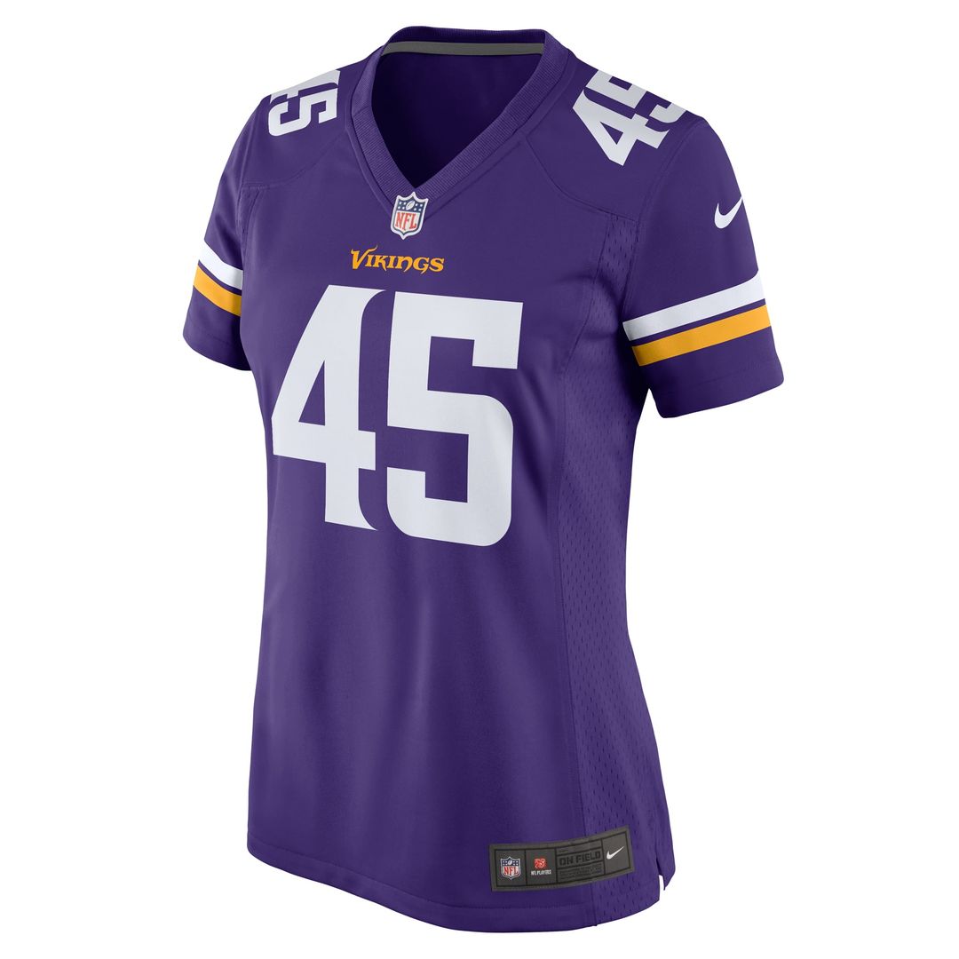 Troy Dye Minnesota Vikings Women's Game Jersey - Purple