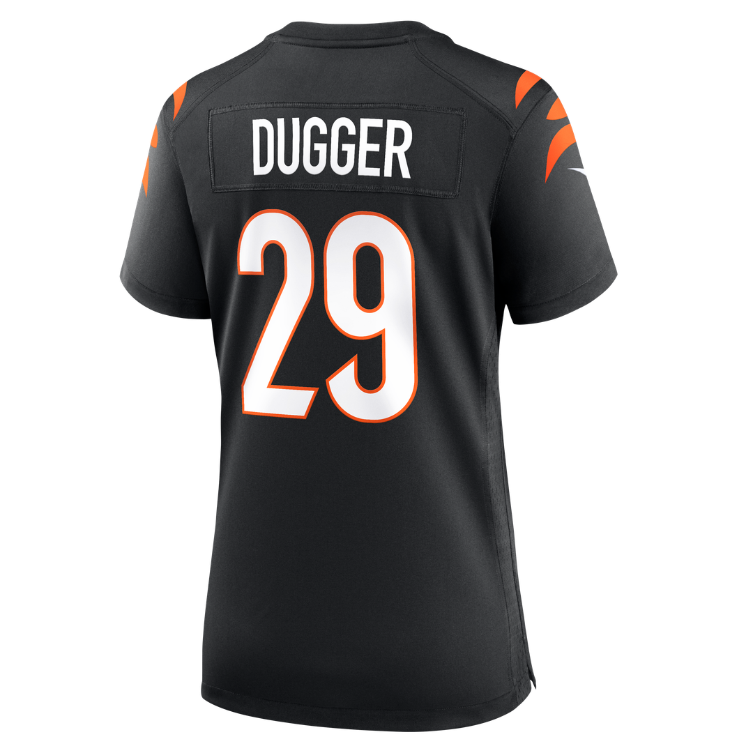 Kyle Dugger Cincinnati Bengals Women's Team Game Jersey - Black