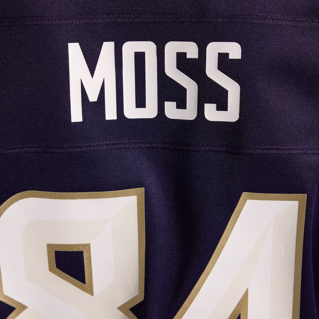 Randy Moss Minnesota Vikings Women's 2026 Rivalries Collection Game Jersey - Purple