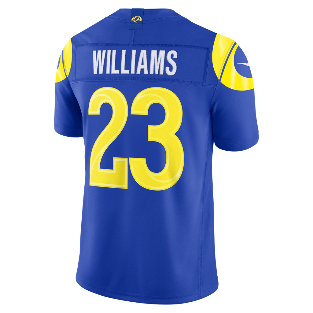 Kyren Williams Los Angeles Rams Team Vapor F.U.S.E. Stitched Limited Jersey - Royal