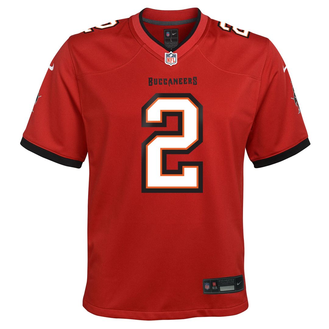 Emeka Egbuka Tampa Bay Buccaneers Youth Team Game Jersey - Orange