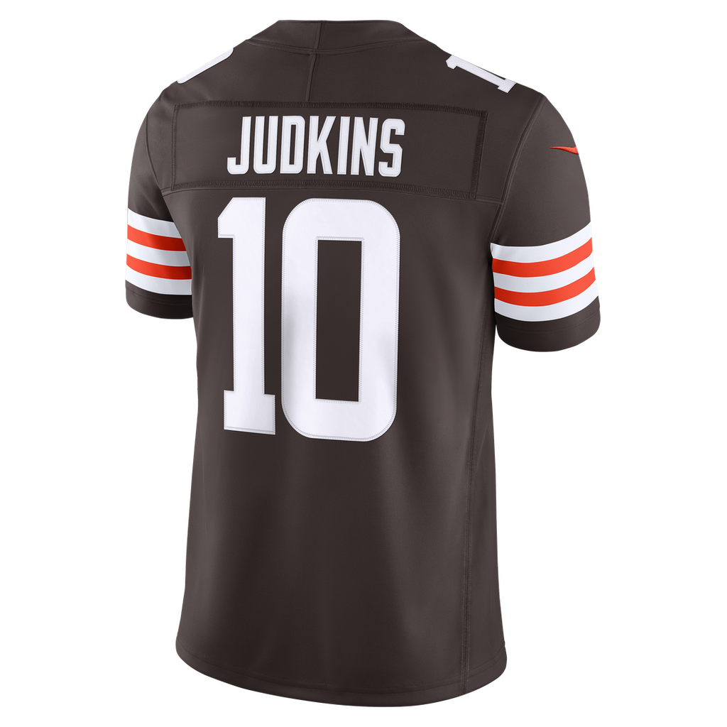 Quinshon Judkins Cleveland Browns Team Vapor F.U.S.E. Stitched Limited Jersey - Brown
