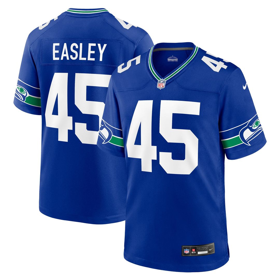 Kenny Easley Seattle Seahawks Retired Player Alternate Game Jersey - Royal