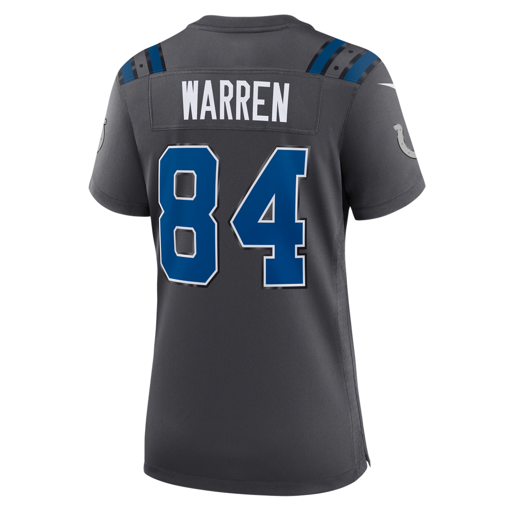 Tyler Warren Indianapolis Colts Women's 2026 Rivalries Collection Game Jersey - Anthracite