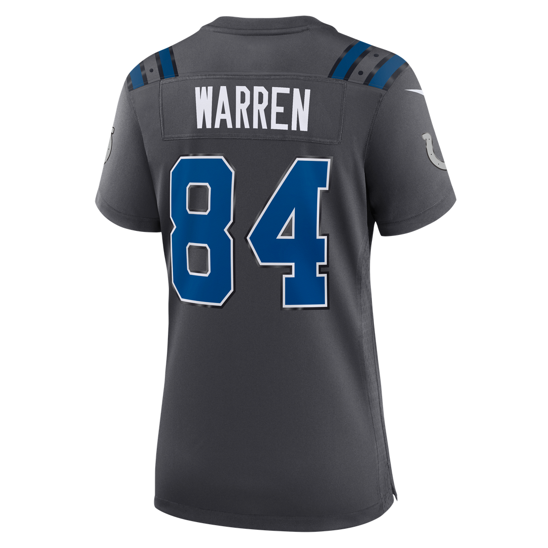 Tyler Warren Indianapolis Colts Women's 2026 Rivalries Collection Game Jersey - Anthracite