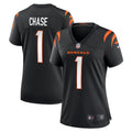 Ja'Marr Chase Cincinnati Bengals Women's Game Jersey - Black