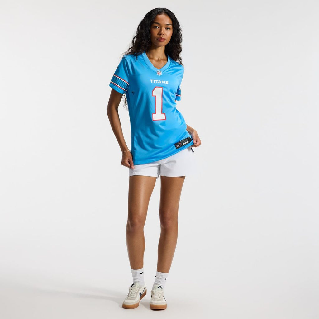 Cameron Ward Tennessee Titans Women's Game Jersey - White
