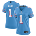 Cameron Ward Tennessee Titans Women's Game Jersey - Light Blue