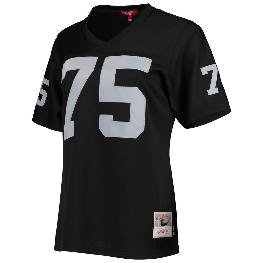 Howie Long Las Vegas Raiders Women's Legacy Replica Player Jersey - Black