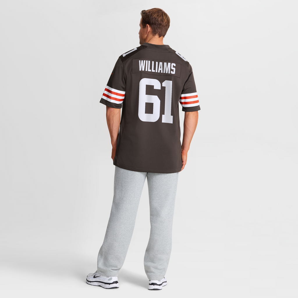 Chris Williams Cleveland Browns Team Game Jersey - Brown
