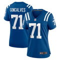 Matt Goncalves Indianapolis Colts Women's Game Jersey - Royal