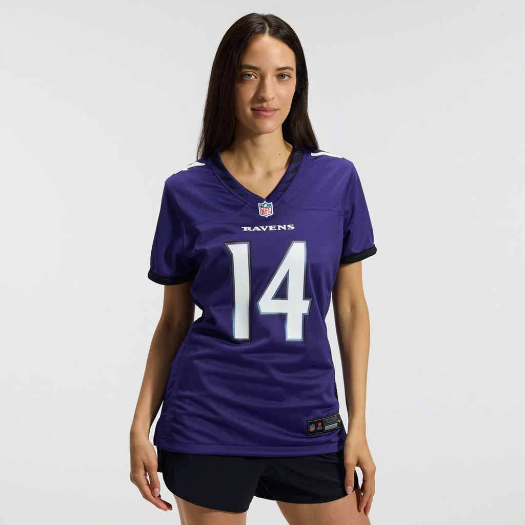 Kyle Hamilton Baltimore Ravens Women's Team Game Jersey - Purple