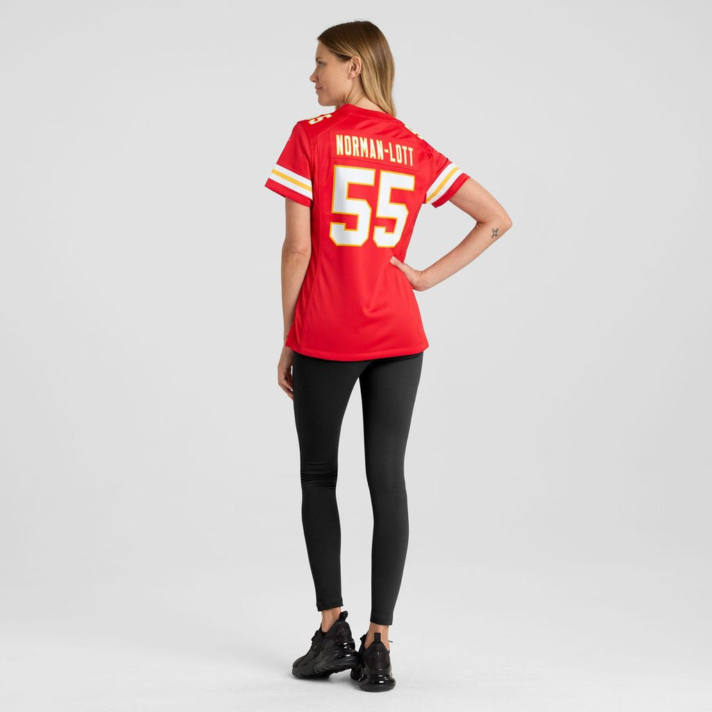Omarr Norman - Lott Kansas City Chiefs Women's Team Game Jersey - Red