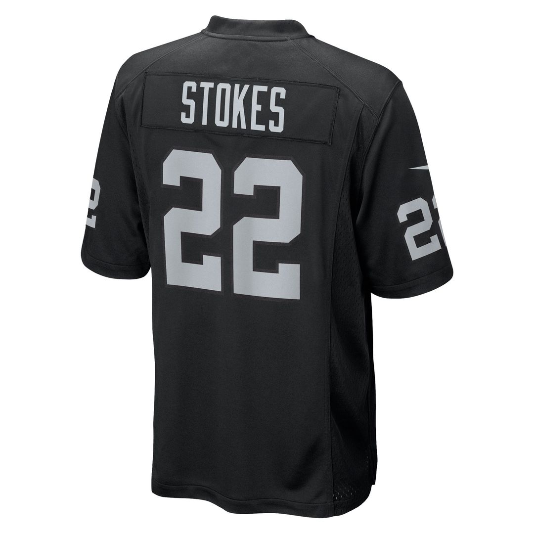 Eric Stokes Las Vegas Raiders Team Game Jersey - Black