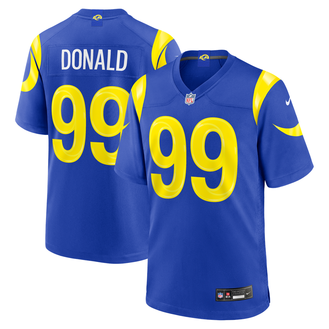 Aaron Donald Los Angeles Rams Game Jersey - Royal