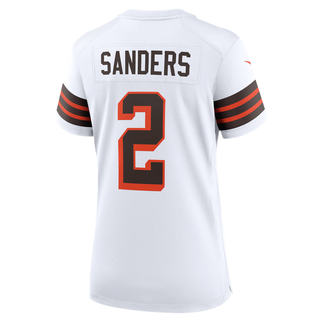Shedeur Sanders Cleveland Browns Women's Alternate Game Jersey - White