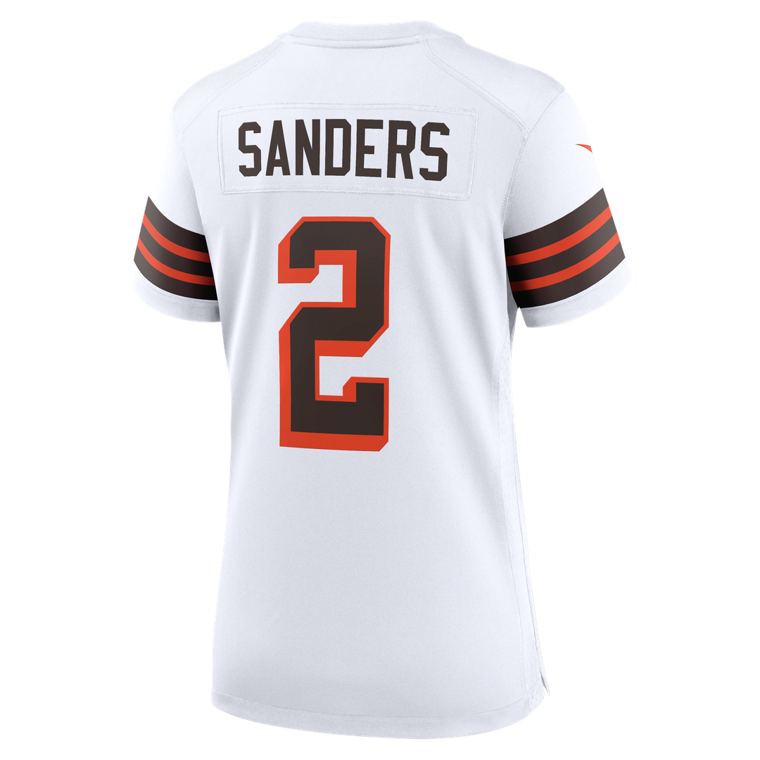 Shedeur Sanders Cleveland Browns Women's Alternate Game Jersey - White