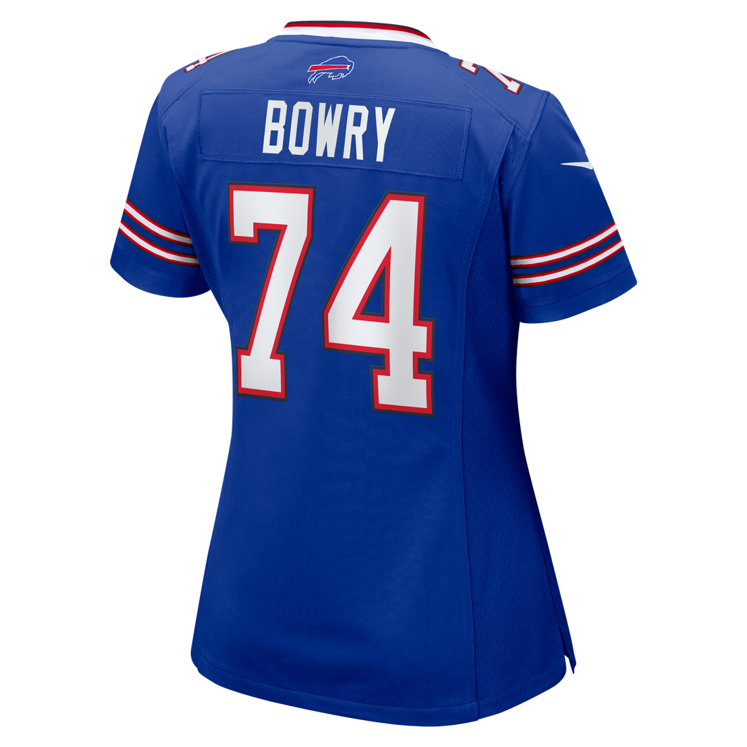Jude Bowry Buffalo Bills Women's Team Game Jersey - Royal
