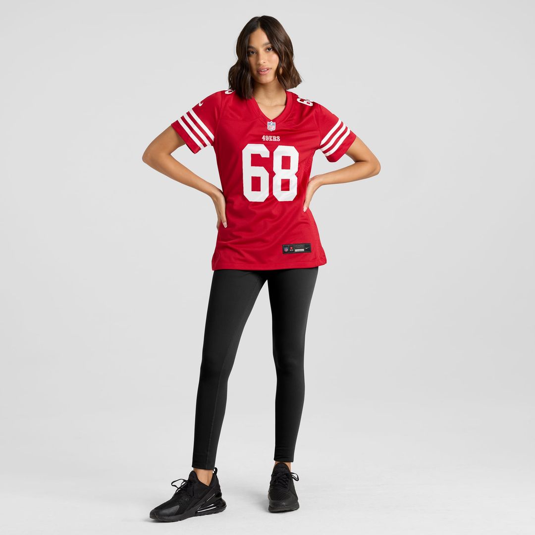 Colton McKivitz San Francisco 49ers Women's Team Game Jersey - Scarlet