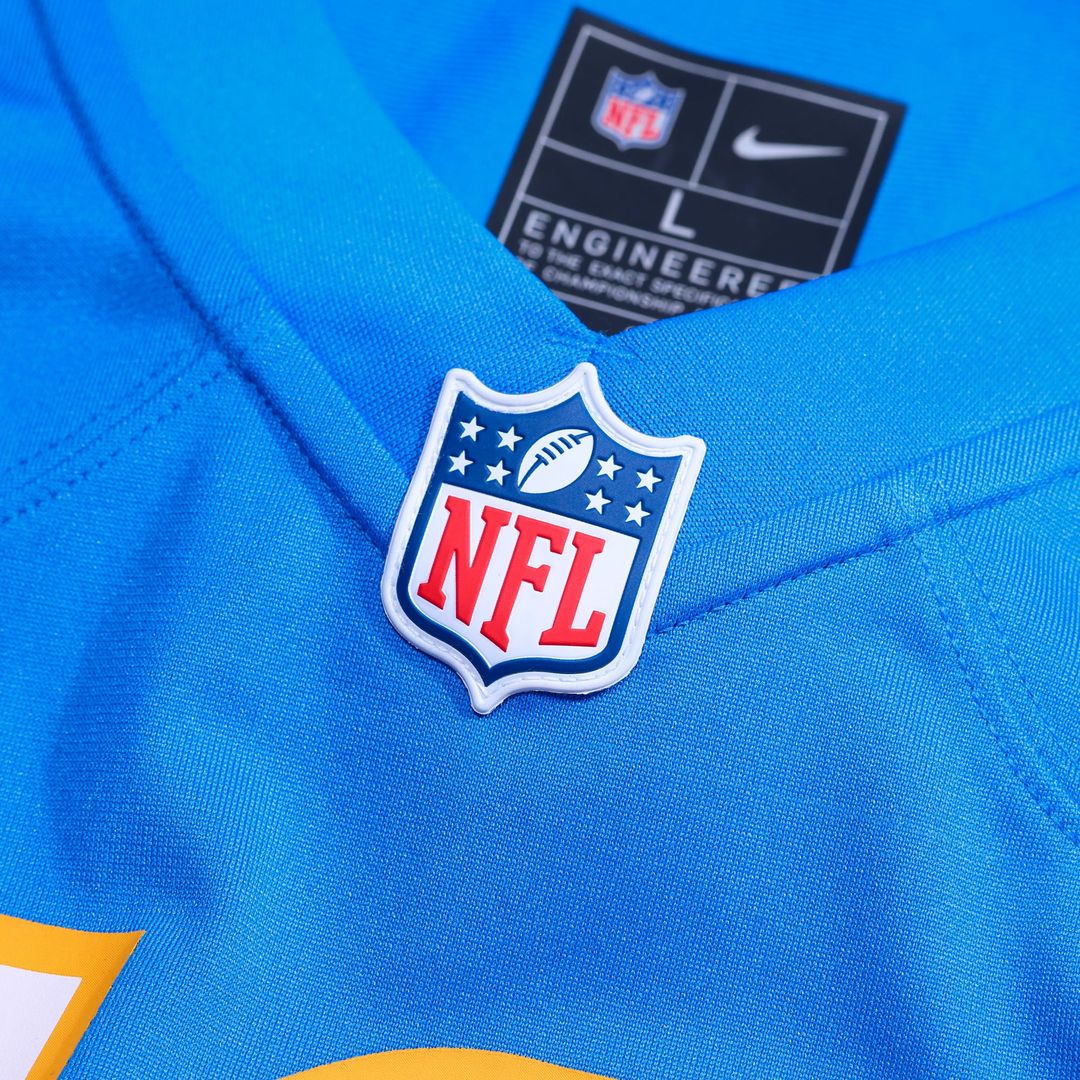 Andre James Los Angeles Chargers Team Game Jersey - Powder Blue