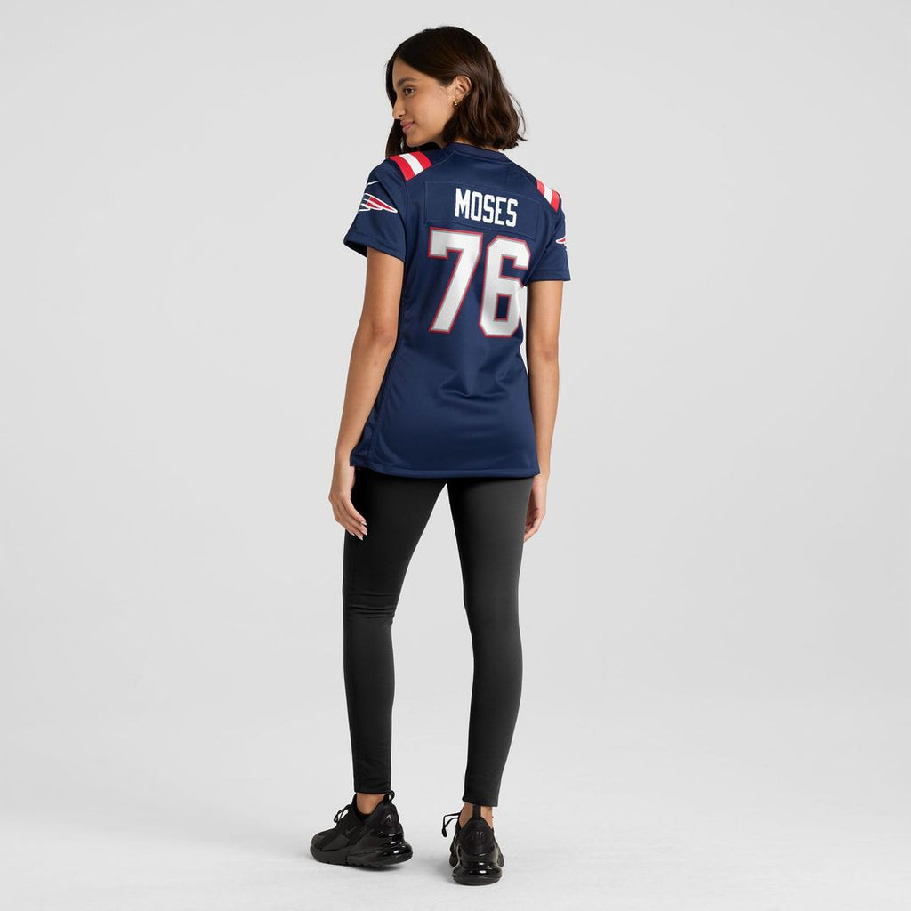 Morgan Moses New England Patriots Women's Team Game Jersey - Navy