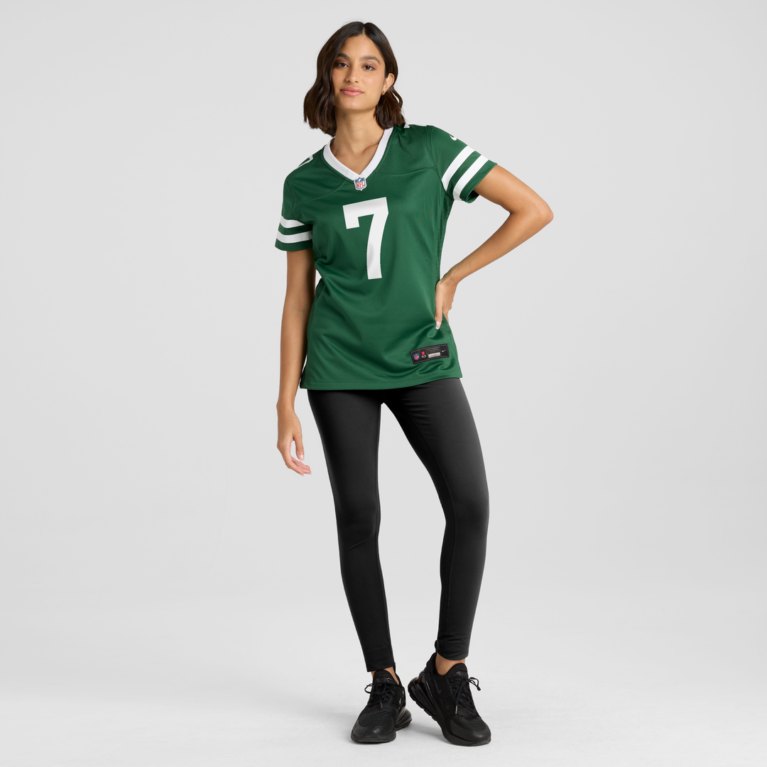 Geno Smith New York Jets Women's Game Jersey - Legacy Green