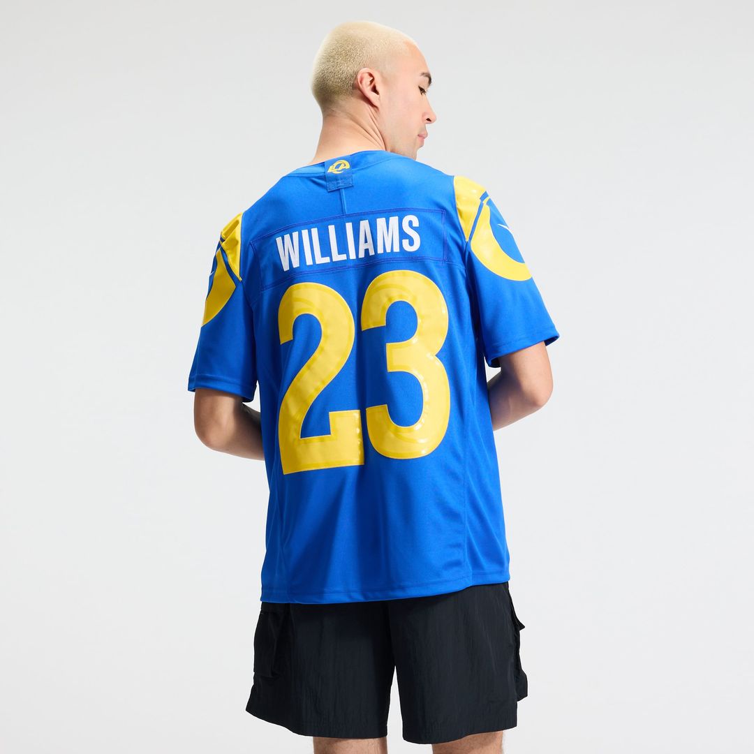Kyren Williams Los Angeles Rams Classic Sol Vapor F.U.S.E. Stitched Limited Jersey