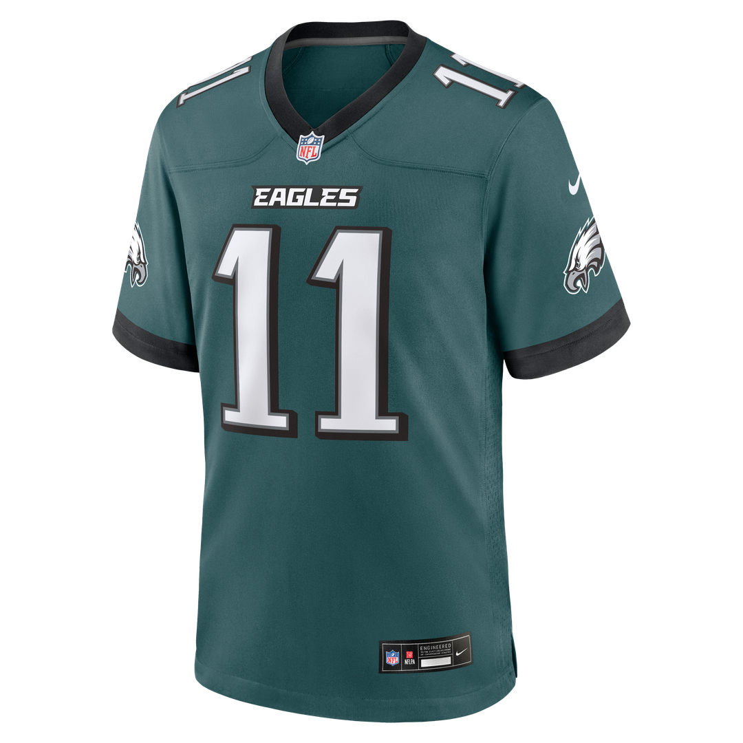 Jihaad Campbell Philadelphia Eagles Team Game Jersey - Midnight Green