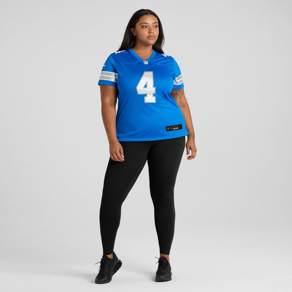 Emmanuel Moseley Detroit Lions Women's Team Game Jersey - Blue