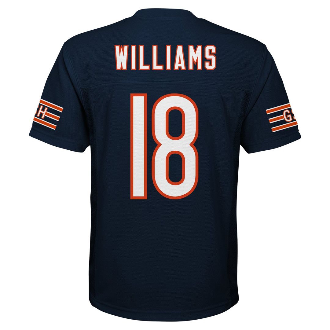 Caleb Williams Chicago Bears Youth Replica Jersey - Navy