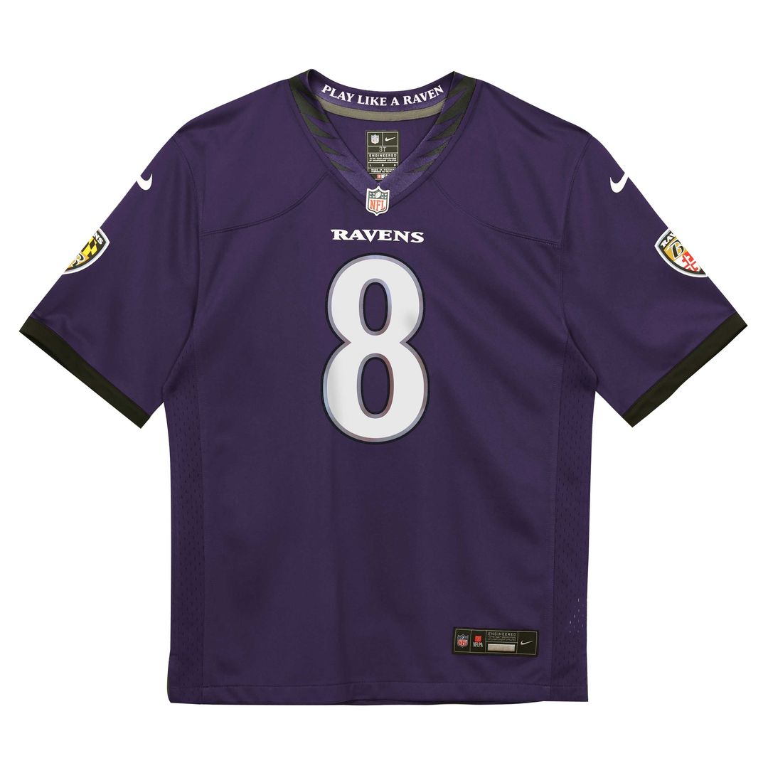 Lamar Jackson Baltimore Ravens Toddler Team Game Jersey - Purple