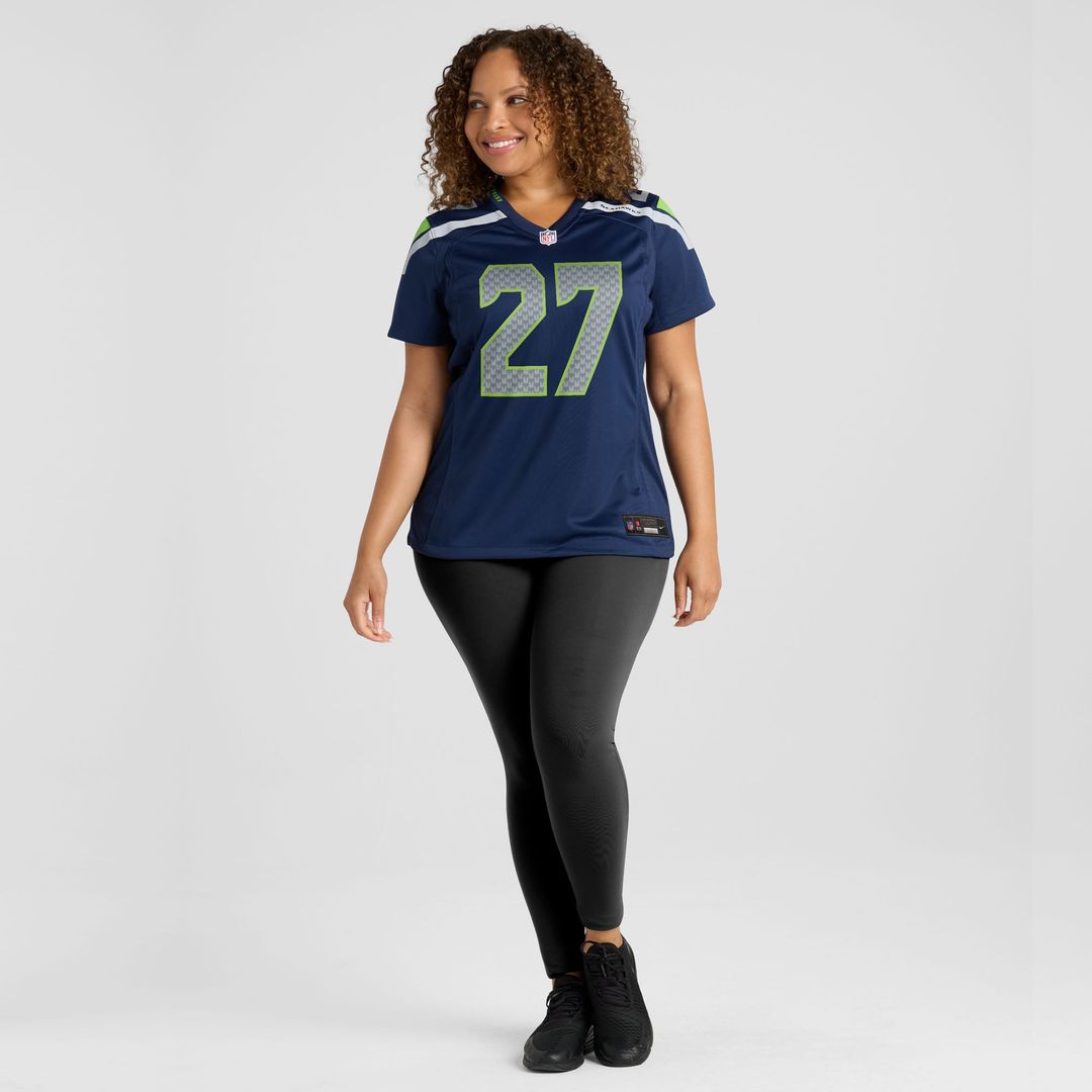 Riq Woolen Seattle Seahawks Women's Team Game Jersey - College Navy