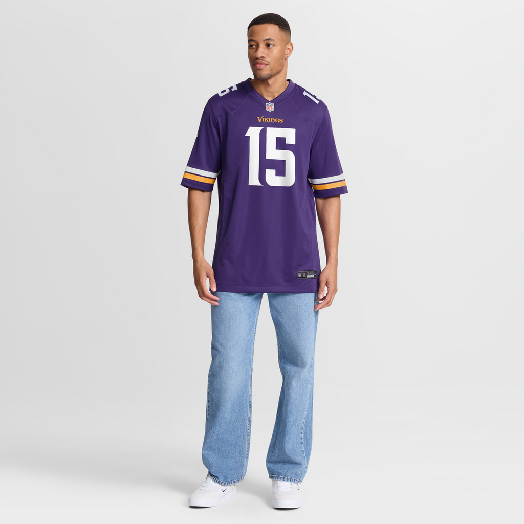 Dallas Turner Minnesota Vikings Game Jersey - Purple