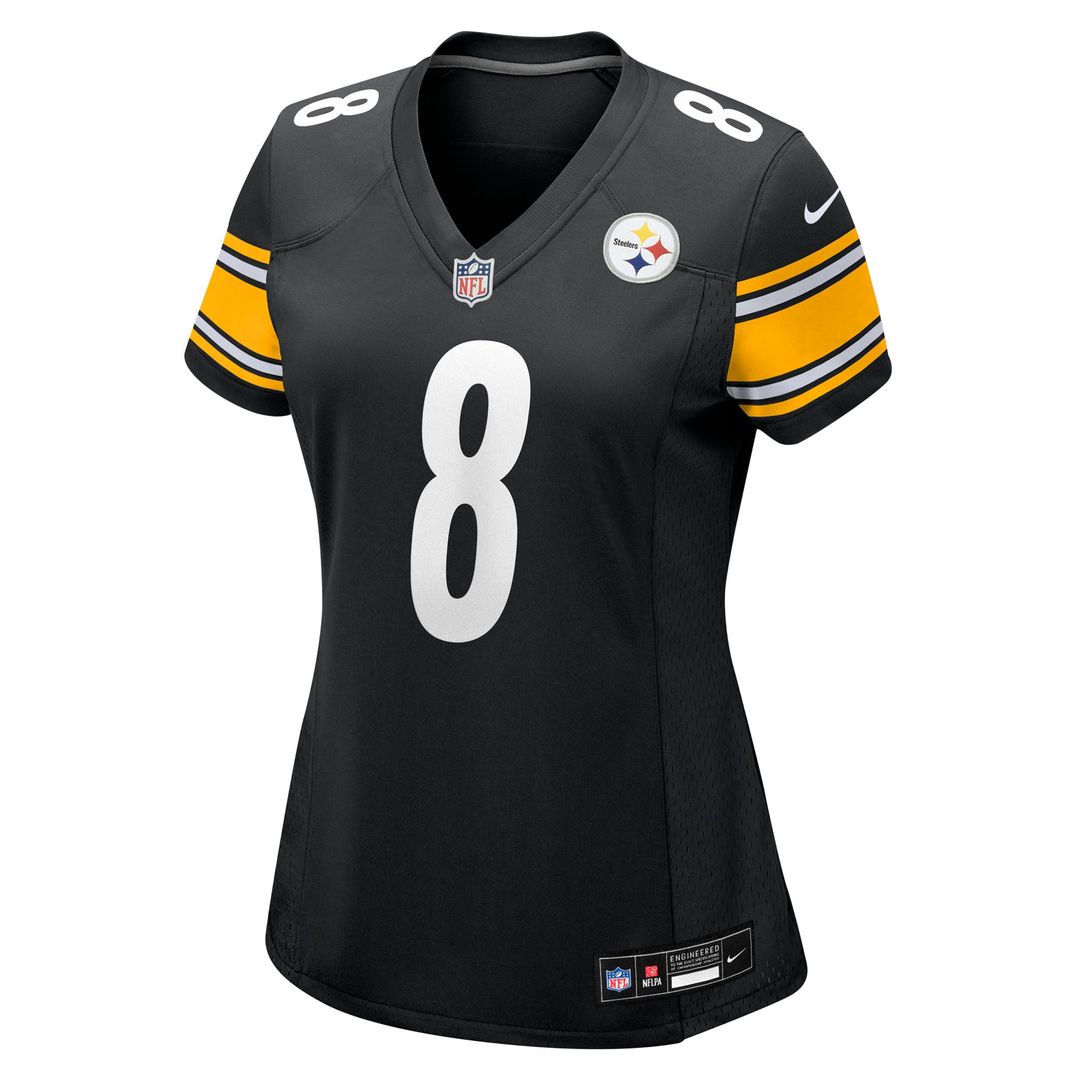 Aaron Rodgers Pittsburgh Steelers Women's Game Jersey - Black