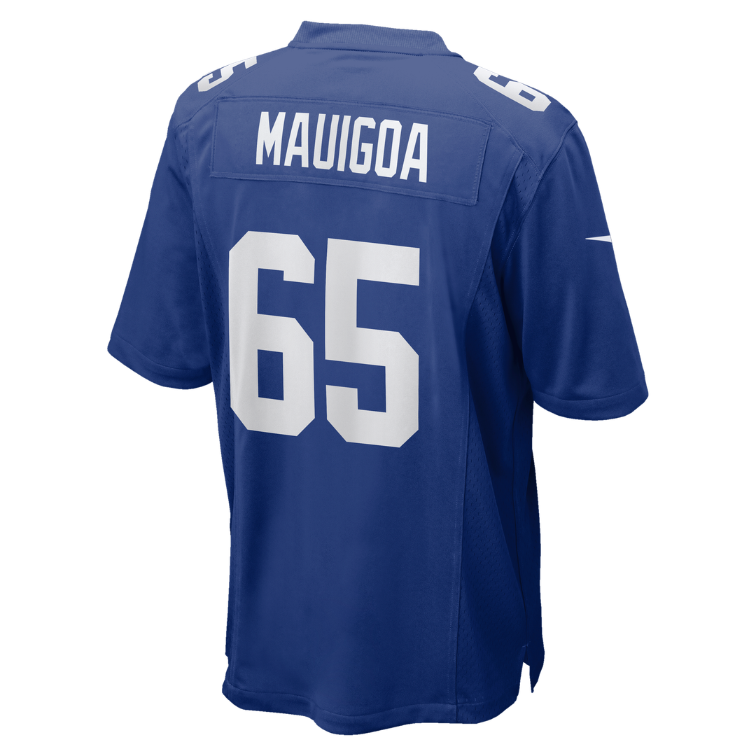 Francis Mauigoa New York Giants Team Game Jersey - Royal