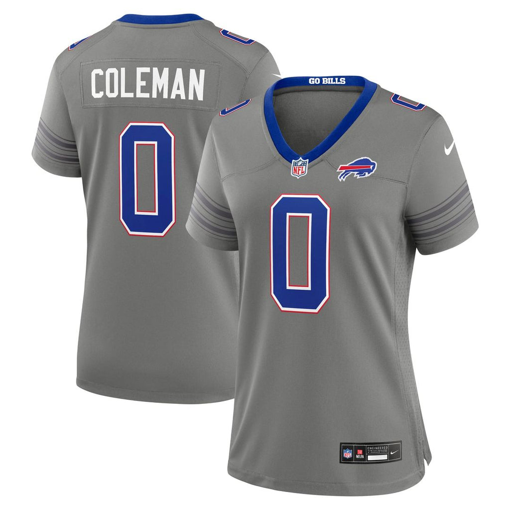 Keon Coleman Buffalo Bills Women's Nickel City Game Jersey - Gray