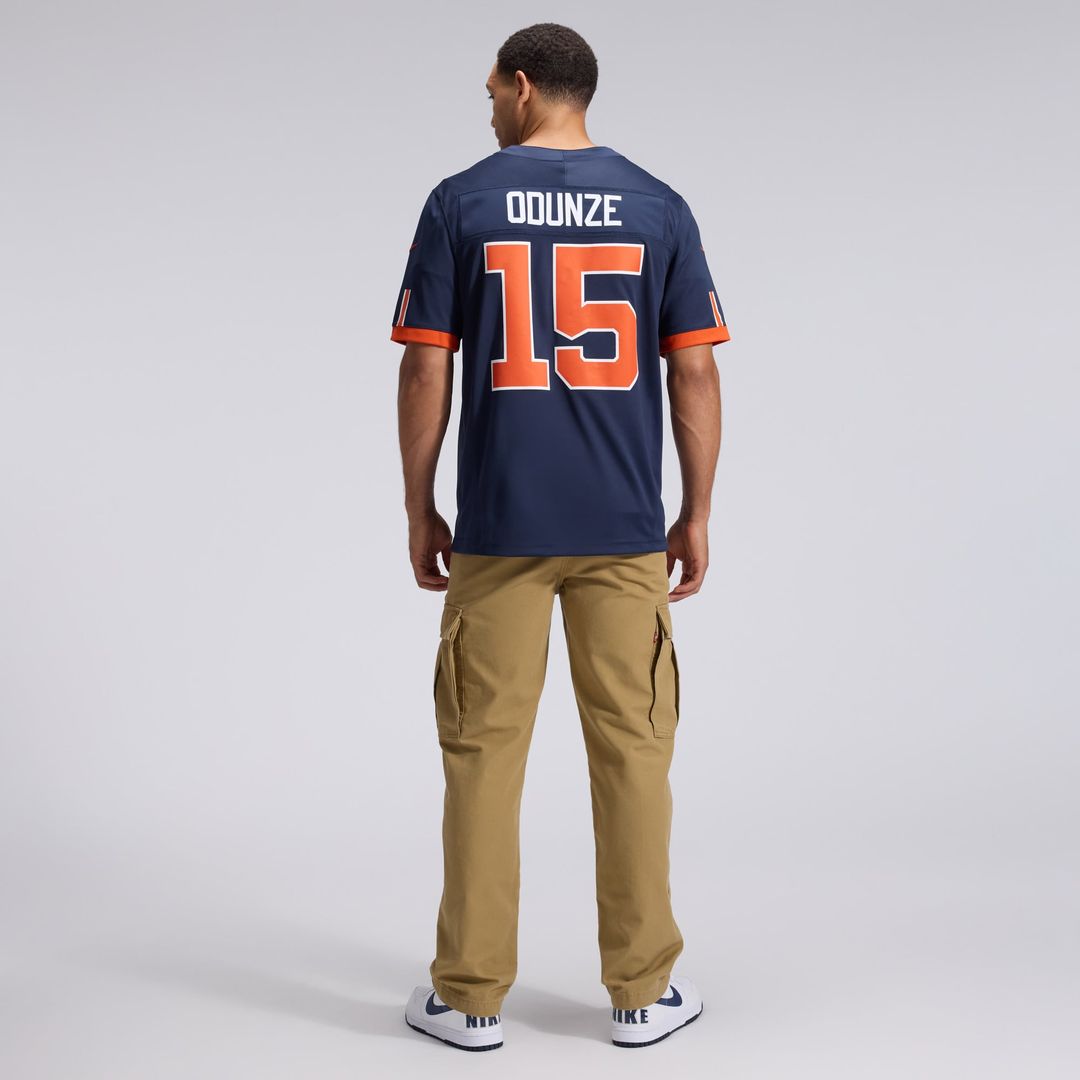 Rome Odunze Chicago Bears 2026 Rivalries Collection Stitched Limited Jersey - Navy