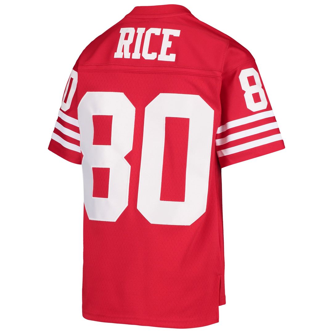 Jerry Rice San Francisco 49ers Youth 1990 Legacy Retired Player Jersey - Scarlet
