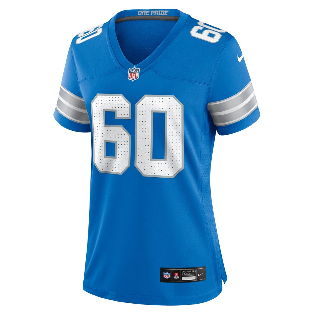 Graham Glasgow Detroit Lions Women's Team Game Jersey - Blue