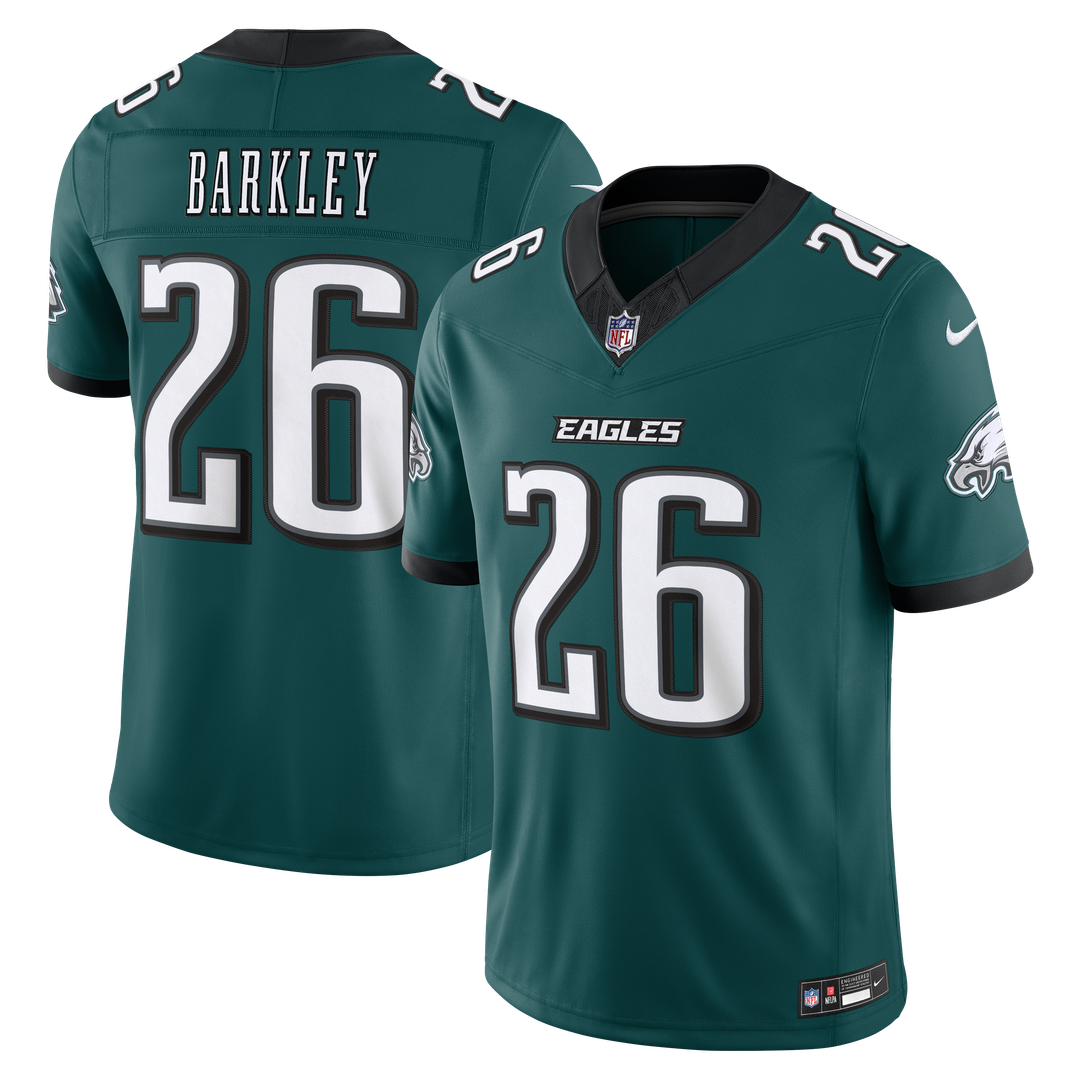 Saquon Barkley Philadelphia Eagles Alternate Vapor F.U.S.E. Stitched Limited Jersey - Black