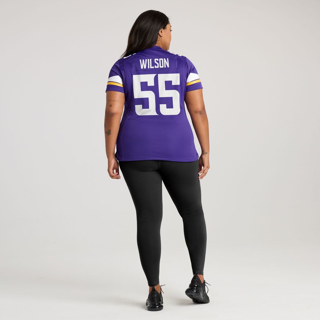 Eric Wilson Minnesota Vikings Women's Team Game Jersey - Purple