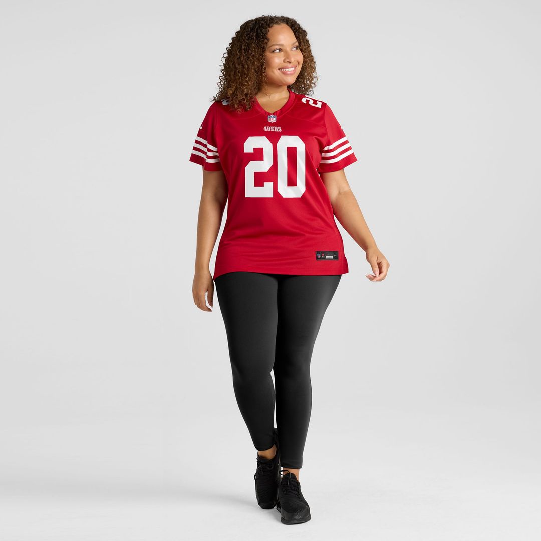 Upton Stout San Francisco 49ers Women's Team Game Jersey - Scarlet