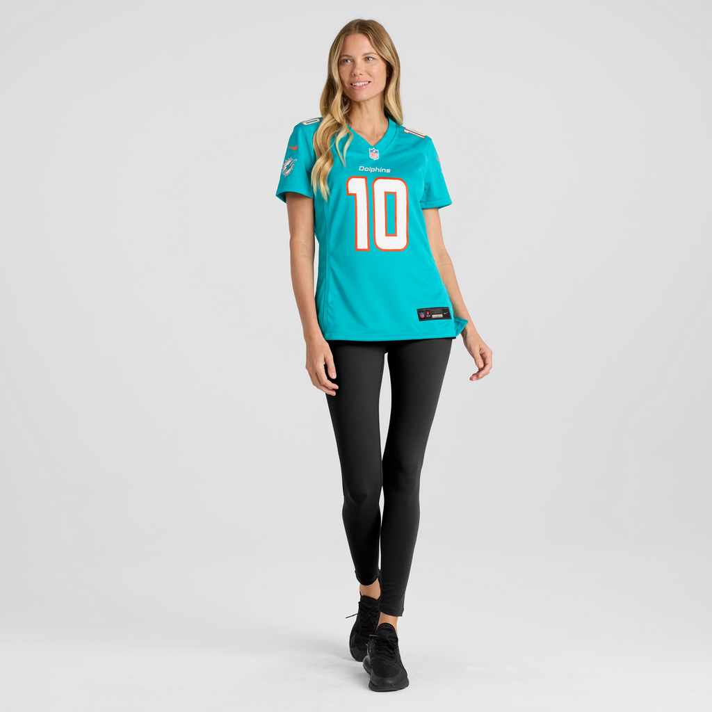 Jacob Rodriguez Miami Dolphins Women's Team Game Jersey - Aqua