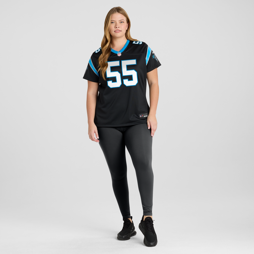 Devin Lloyd Carolina Panthers Women's Team Game Jersey - Black