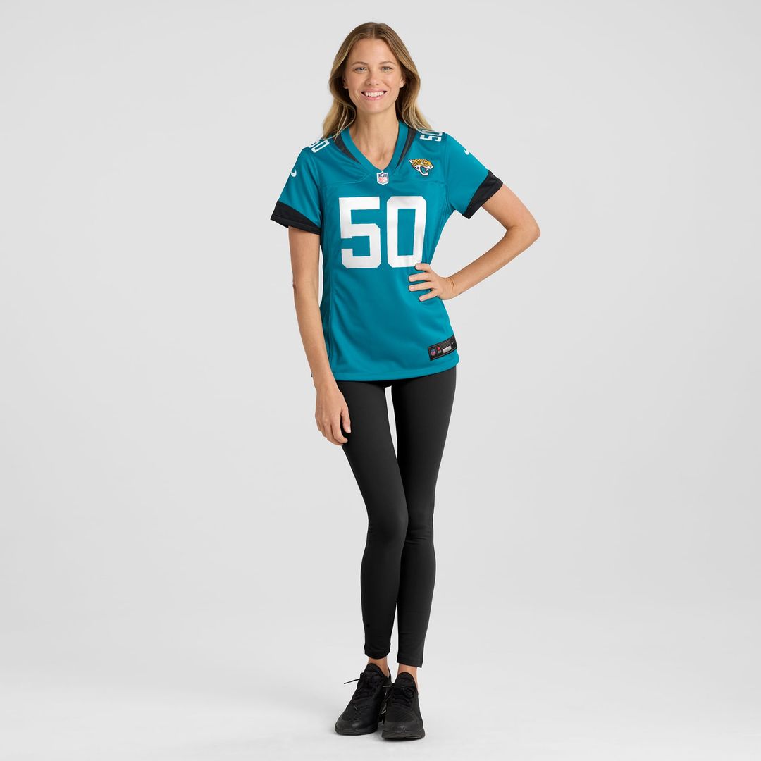 Shaquille Quarterman Jacksonville Jaguars Women's Game Jersey - Teal