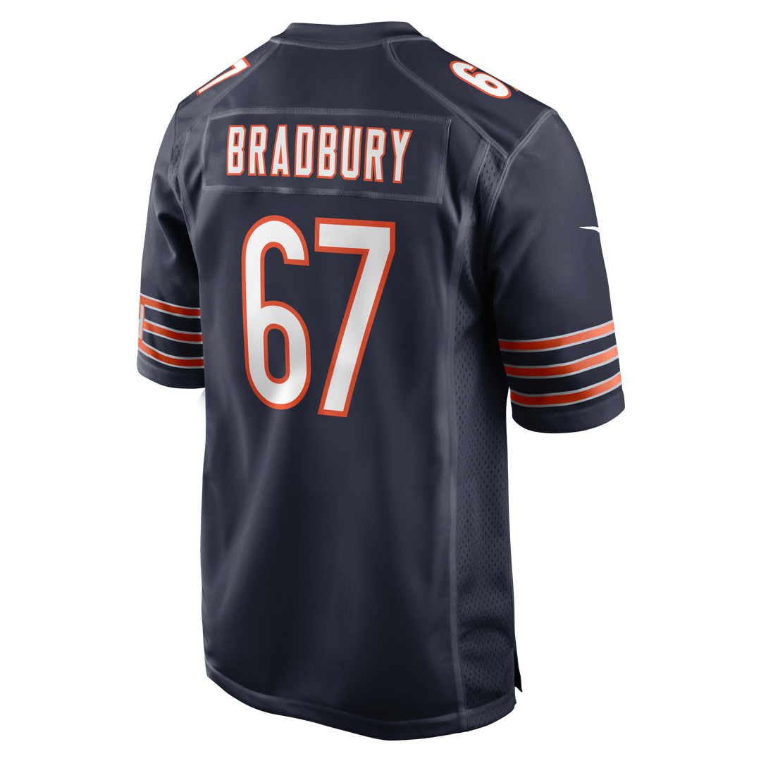 Garrett Bradbury Chicago Bears Team Game Jersey - Navy
